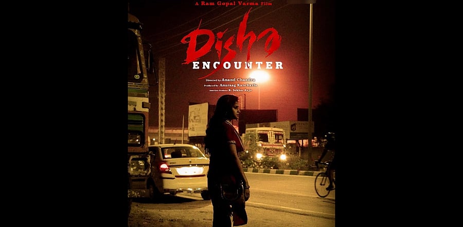Poster of the film 'Disha Encounter'. Credit: Twitter/@RGVzoomin