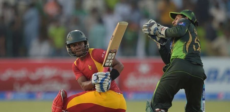 Allrounder Chamu Chibhabha. Credit: Twitter Photo (@chamulaw)