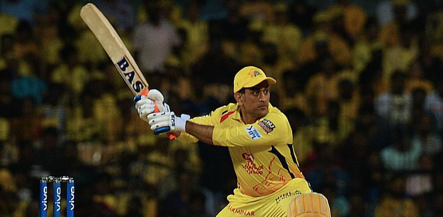 Chennai Super Kings cricket captain Mahendra Singh Dhoni. Credit: AFP Photo