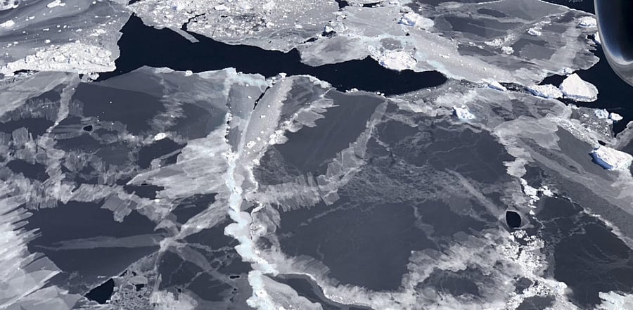 Melting ice caps. Credit: AFP Photo