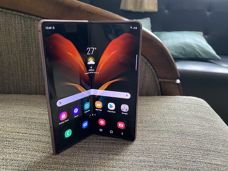 Samsung Galaxy Z Fold2 5G Credit: DH Photo/KVN Rohit