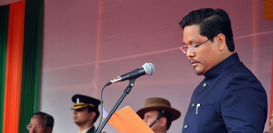 Meghalaya CM Conrad Sangma. Credit: PTI Photo