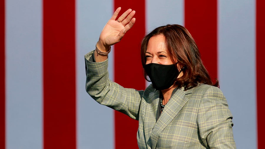 Democratic vice presidential nominee Kamala Harris. Credits: AFP Photo