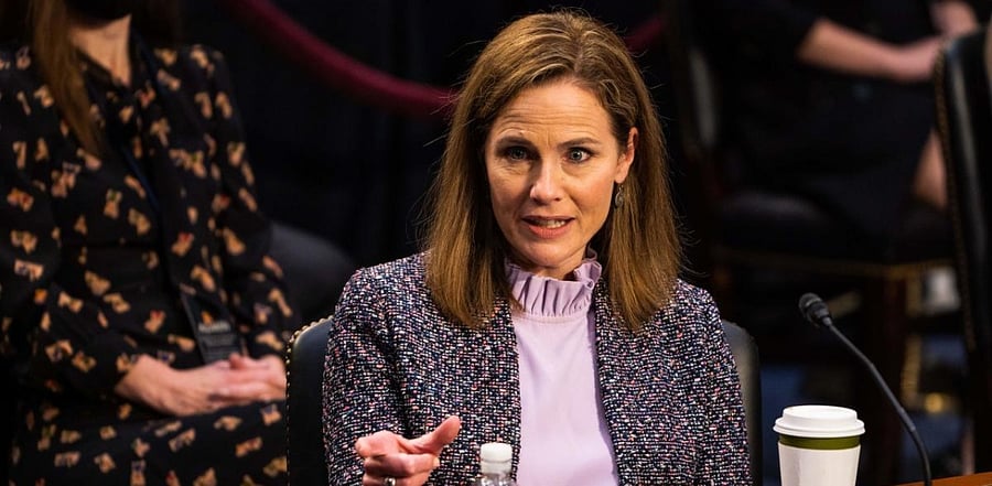 Supreme Court nominee Judge Amy Coney Barrett. Credit: AFP