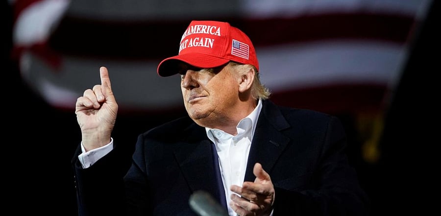 US President Donald Trump. Credit: AFP