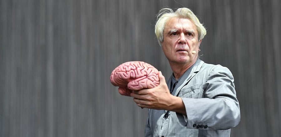 Scottish-US singer David Byrne. Credit: AFP