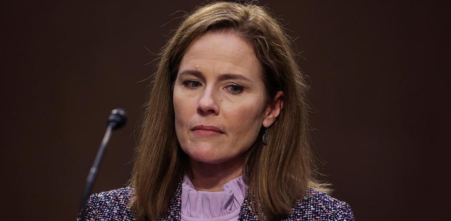 US Supreme Court nominee Judge Amy Coney Barrett. Credit: Reuters