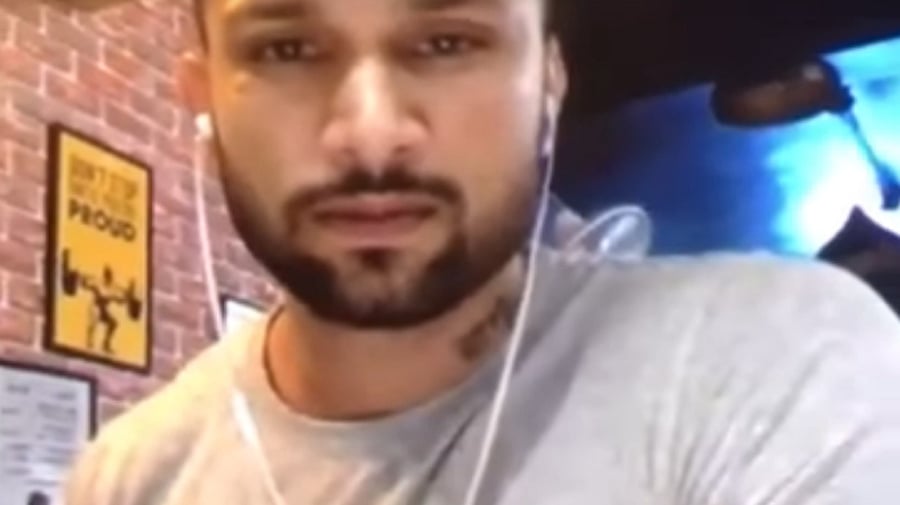 Saahil Choudhary, the YouTuber who impersonated Aaditya Thackeray in the video.