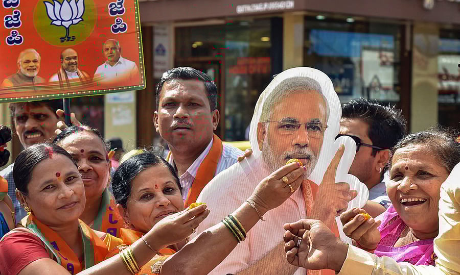 The analysis by private election watchdog Association for Democratic Reforms (ADR) showed that BJP had pipped the Congress in attracting corporate donations even when it was not in power at the Centre. Credit: PTI File Photo