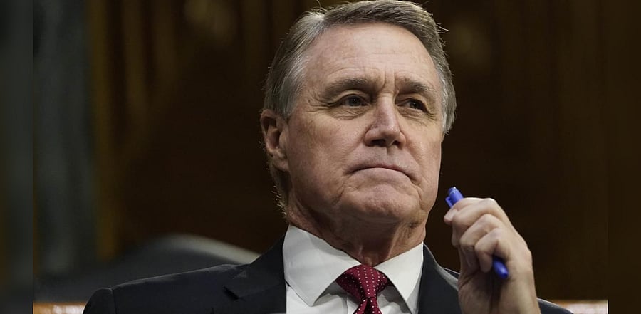 Republican Senator David Perdue. Credit: AFP Photo