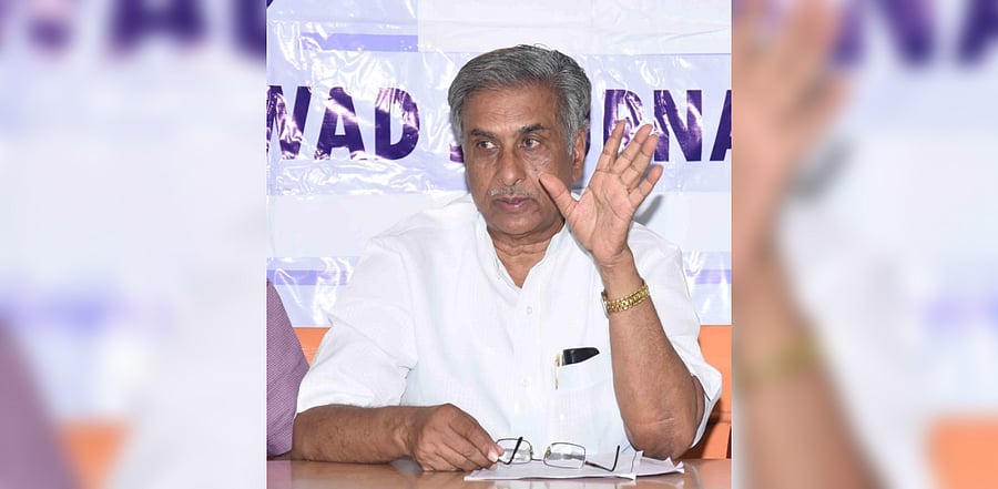 MLC Basavaraj Horatti. Credit: DH Photo