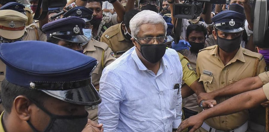 M Sivasankar, former Principal Secretary to Kerala Chief Minister Pinarayi Vijayan. Credit: PTI Photo