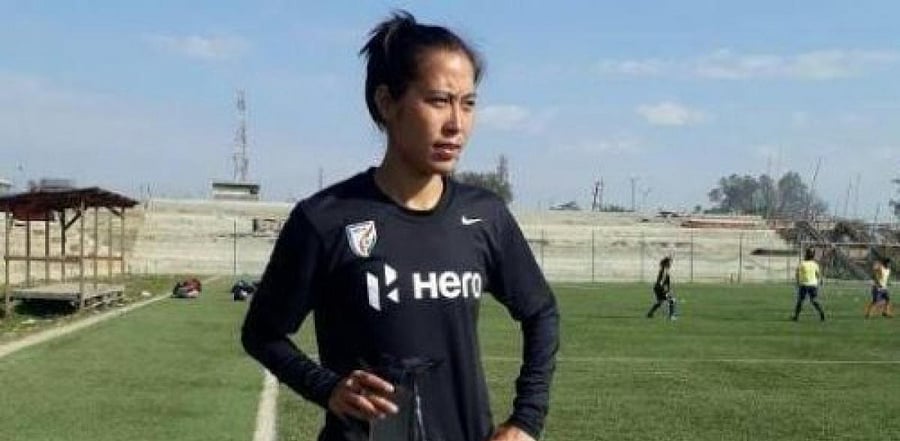Indian footballer Ngangom Bala Devi. Credit: File Photo