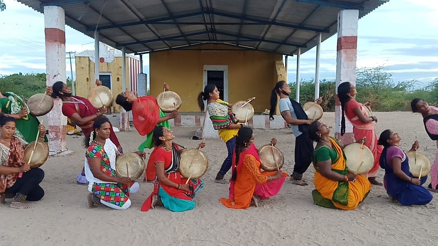 Today, these 15 trans women have come together to launch Sahi Kalai Kuzhu. Credits: DH special arrangement