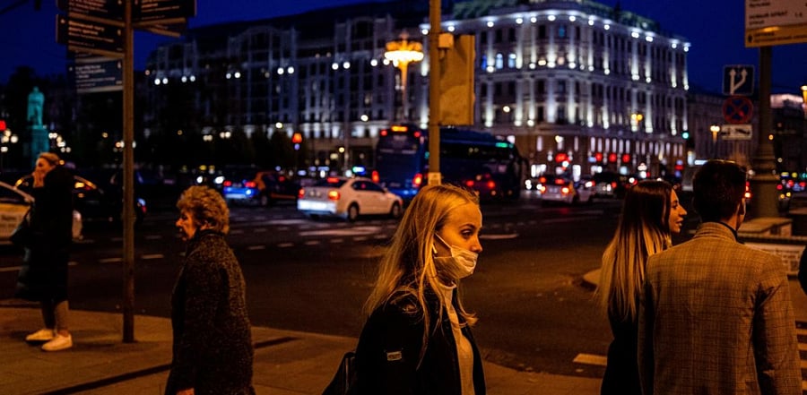 The outbreak in Russia this month is breaking the records set in the spring, when a lockdown to slow the spread of the virus was put in place. Representative Image. Credit: AFP Photo