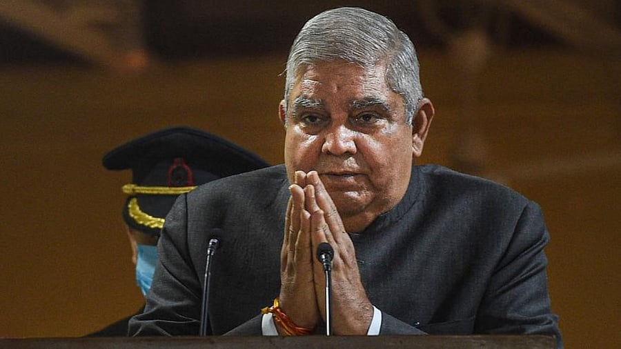 Jagdeep Dhankhar. Credit: PTI/file photo.