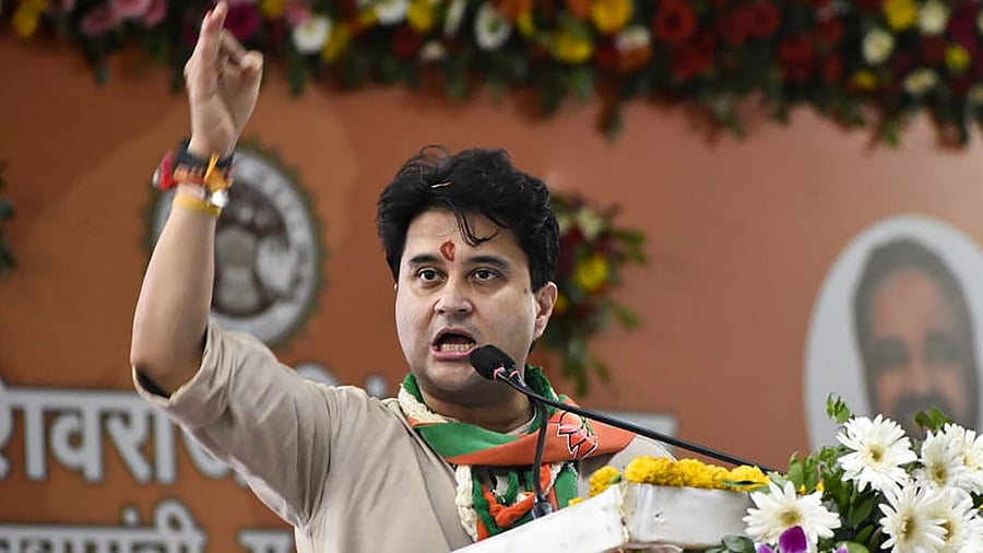 BJP MP Jyotiraditya Scindia. Credit: PTI Photo