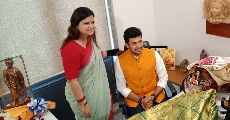 Later speaking to reporters, he said he would work for strengthening the wing by bringing more youth into the organisation. Credit: Special Arrangement