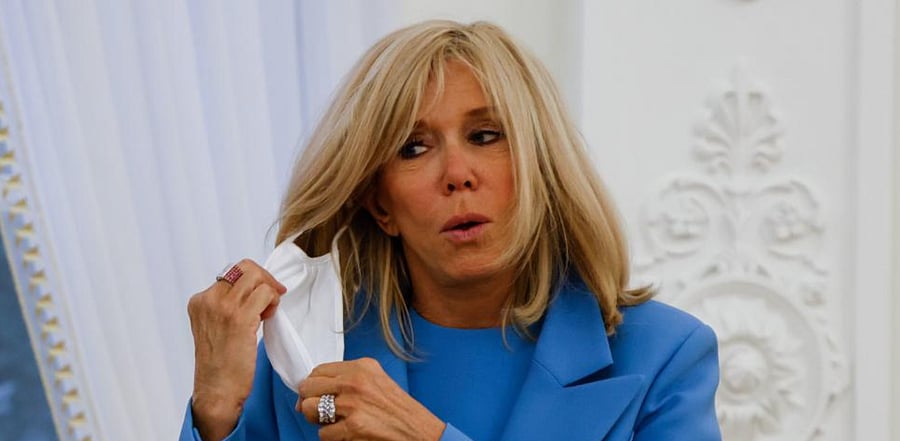 French President's wife Brigitte Macron. Credit: AFP Photo