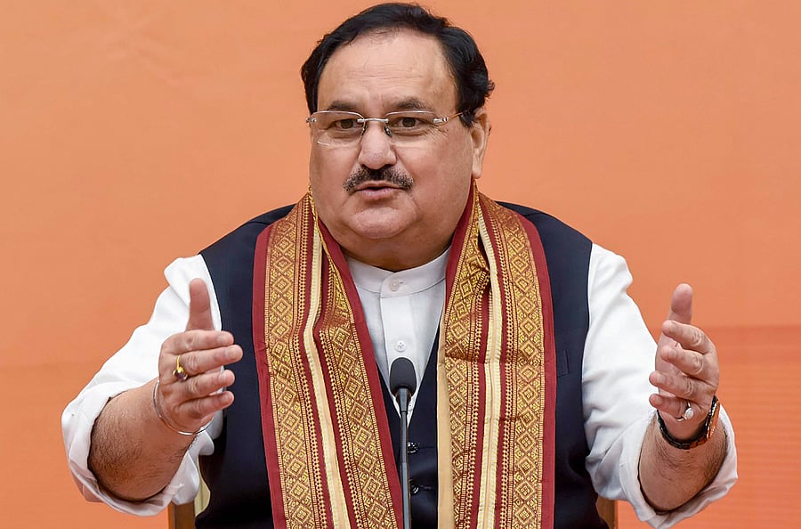 BJP working president J P Nadda. Credit: PTI File Photo