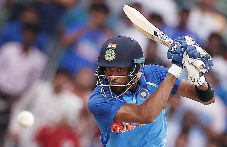 Hardik Pandya’s absence in the T20I series against Bangladesh meant India struggled to generate quick runs during the death and post massive totals. PTI FILE PHOTO 