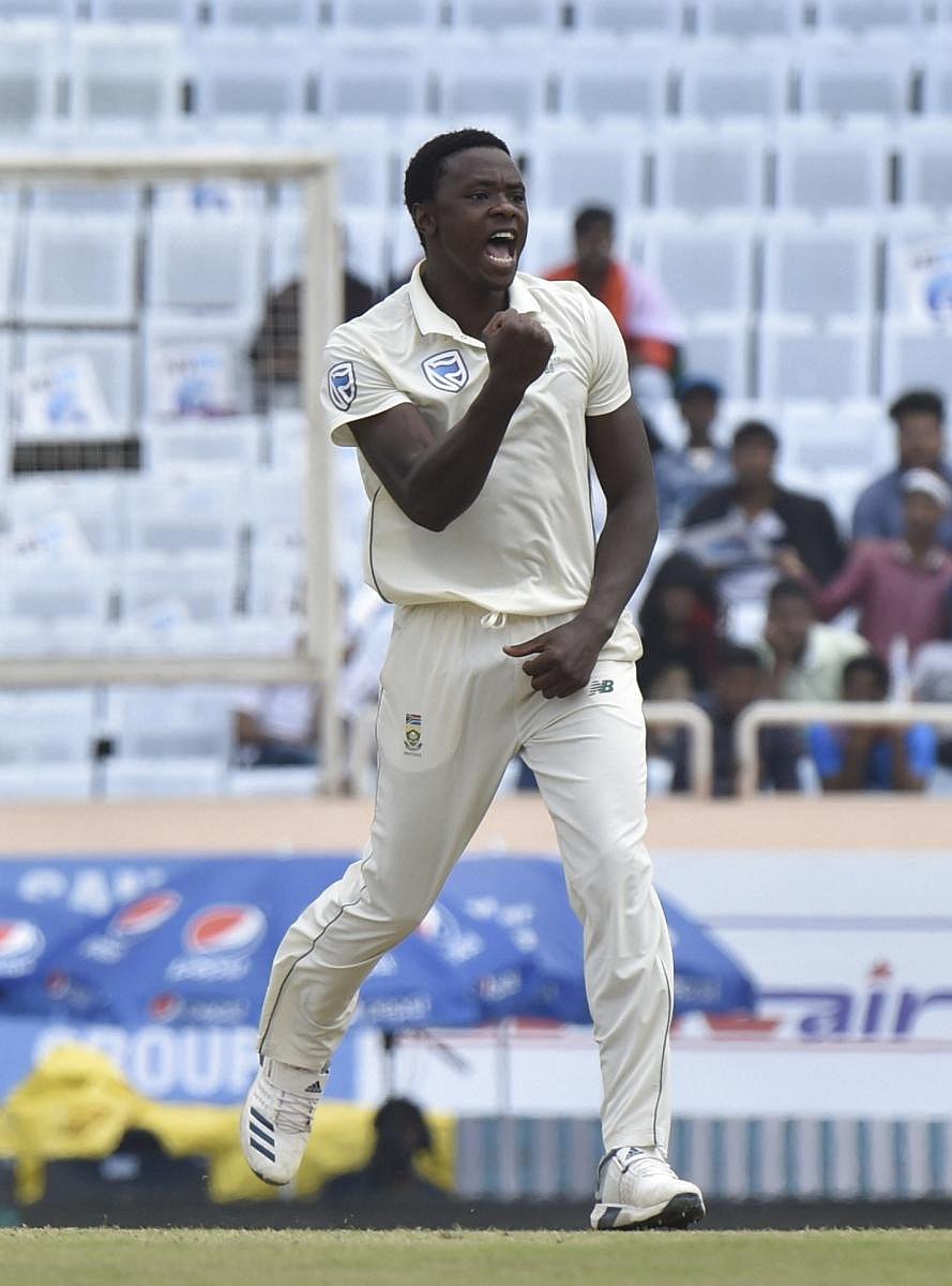 South Africa pacer Kagiso Rabada produced a wonderful performance on Saturday, bagging two wickets in the process. PTI