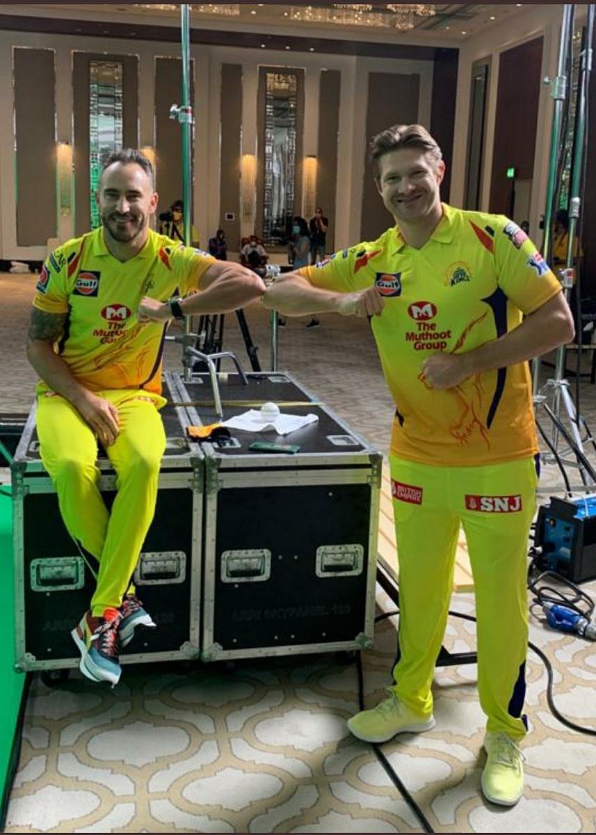 The vast experience of Faf du Plessis (left) and Shane Watson will be crucial for Chennai Super Kings in this IPL.