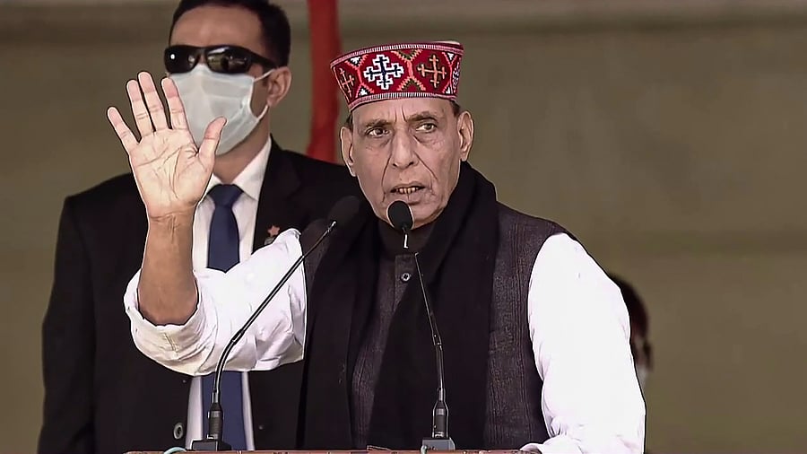 Defence Minister Rajnath Singh. Credits: PTI Photo