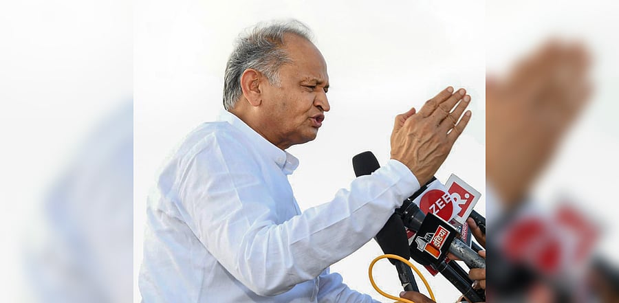 Rajasthan Chief Minister Ashok Gehlot. Credit: PTI Photo