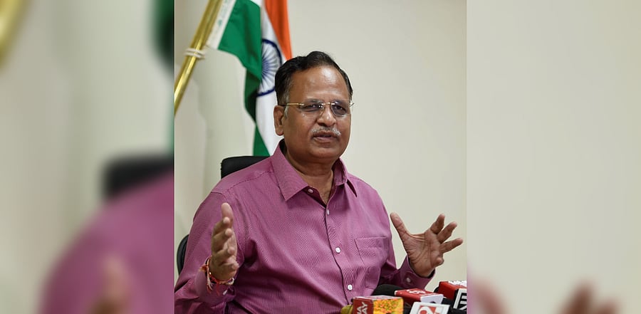 Delhi Health Minister Satyendar Jain. Credit: PTI Photo