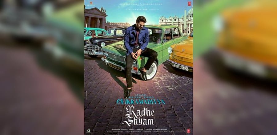 Prabhas in 'Radhe Shyam'. Credit: Twitter/@UV_Creations