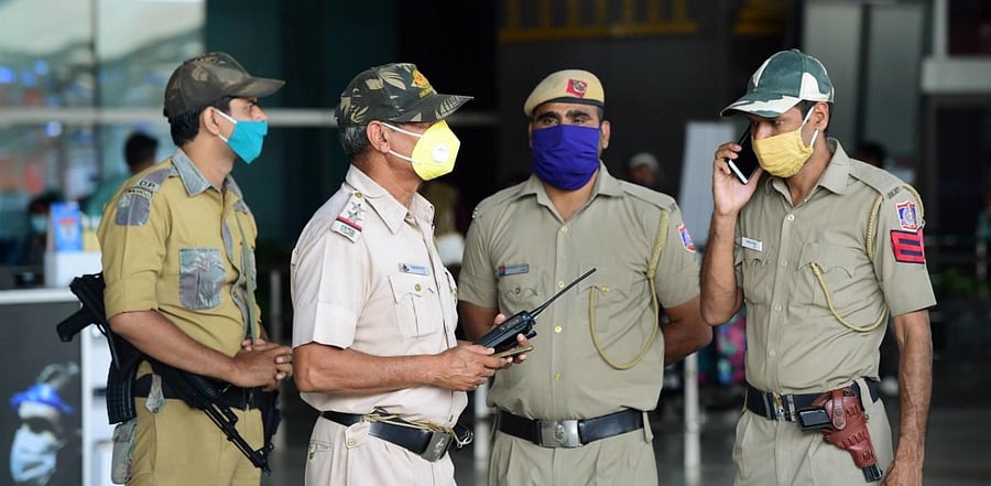 A Delhi Police vehicle will accompany each patrolling team to round up habitual offenders caught red-handed for violating the law. Credit: PTI