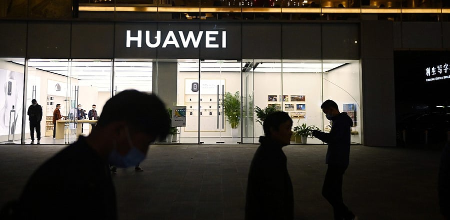 Huawei’s revenue growth slowed significantly in the first nine months of 2020, the Chinese telecom giant said. Credit: AFP Photo
