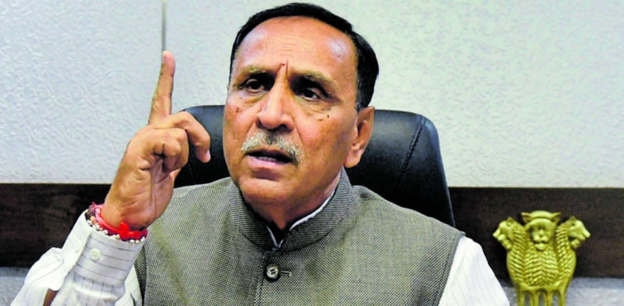 Gujarat Chief Minister Vijay Rupani. Credit: PTI