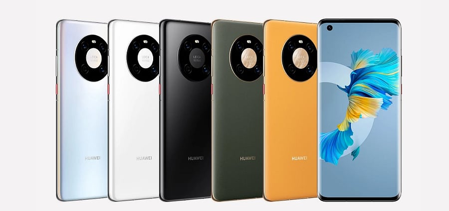 The new Mate 40 series phones launched. Credit: Huawei