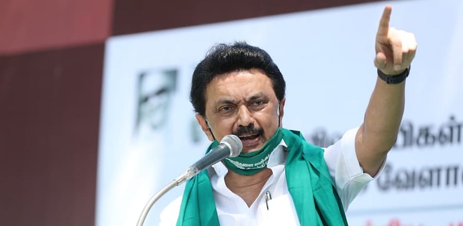 DMK party chief M K Stalin. Credit: DH Photo