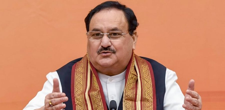 BJP chief J P Nadda. Credit: PTI