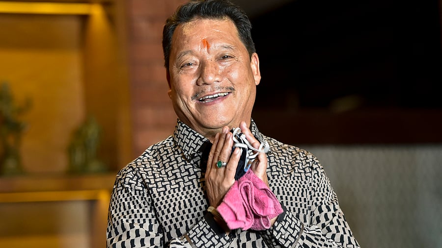 Gorkha Janamukti Morcha (GJM) supremo Bimal Gurung. Credits: PTI Photo