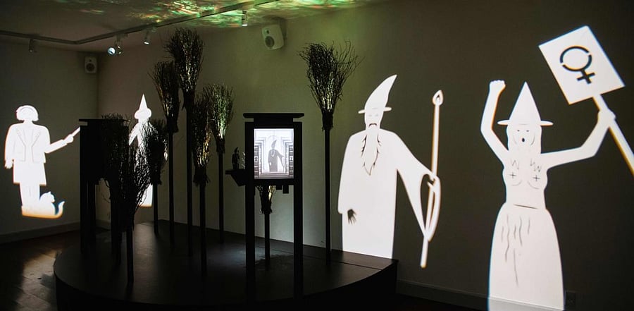 The Wizards is displayed at the HEX!, a museum of Witch Hunt. Credit: AFP Photo
