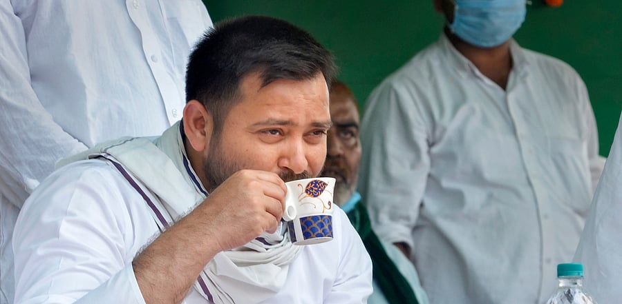 By commenting on my family, Nitish Kumar is targeting PM Modi as he also has six siblings, Tejashwi said. Credit: PTI