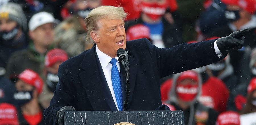 US President Donald Trump. Credit: AFP Photo