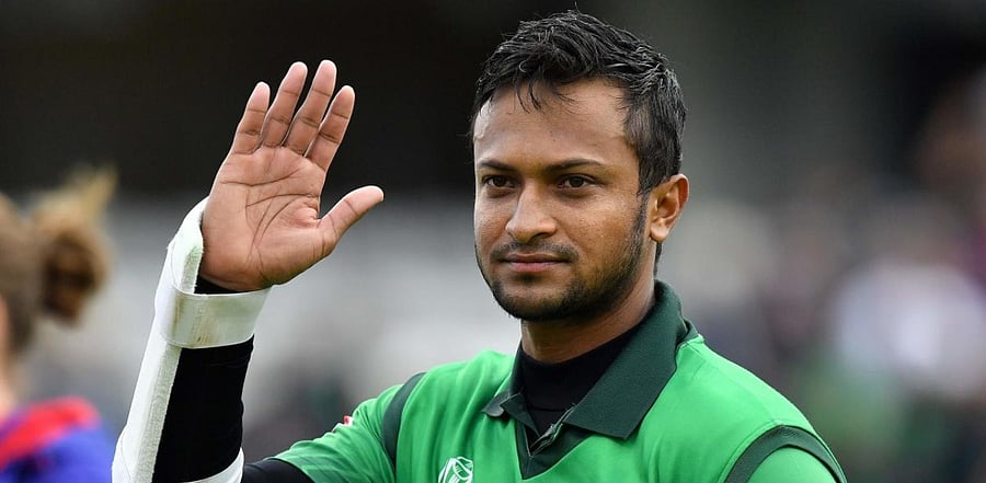 Bangladesh's Shakib Al Hasan. Credit: AFP