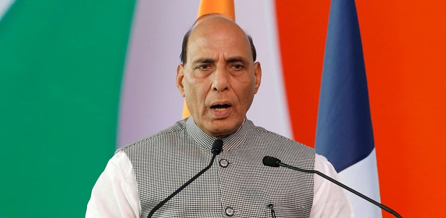 India's Defence Minister Rajnath Singh. Credit: Reuters