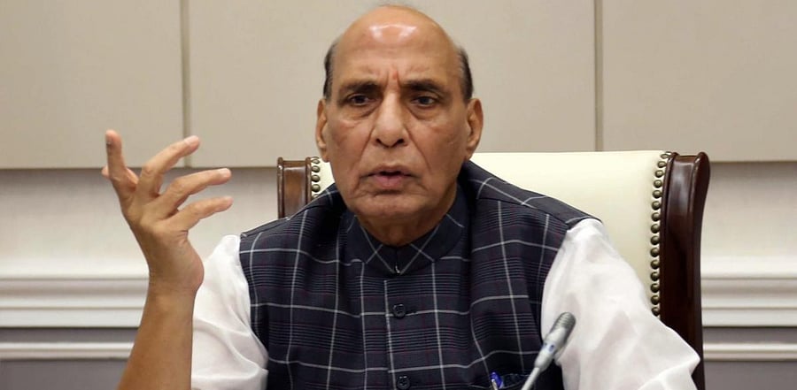 Defence Mnister Rajnath Singh. Credit: PTI