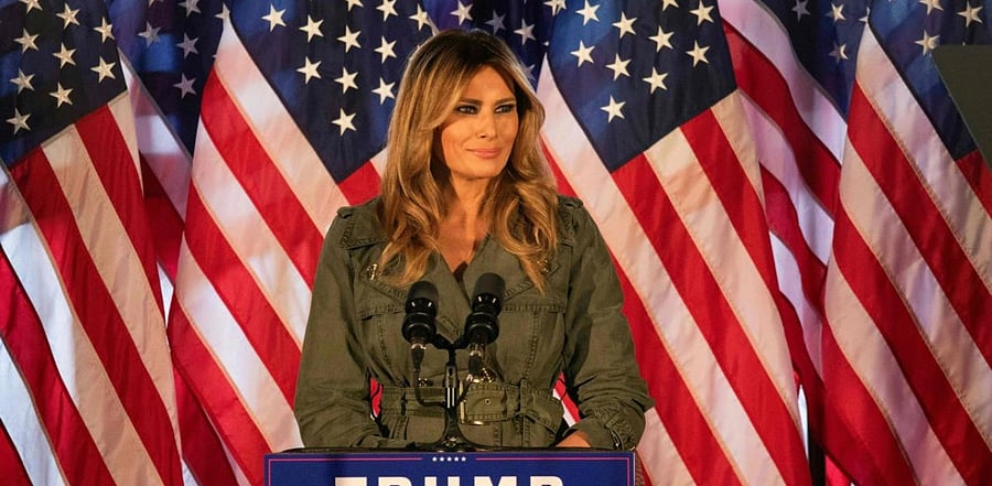 First Lady Melania Trump. Credit: AFP Photo
