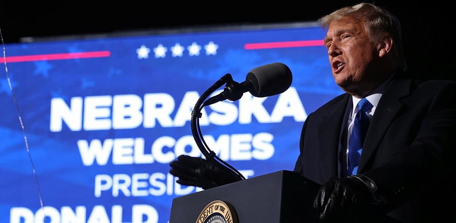 US President Donald Trump. Credit: Reuters Photo