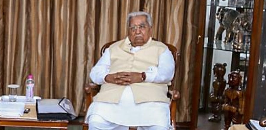Former chief minister of Gujarat Keshubhai Patel. Credit: PTI Photo