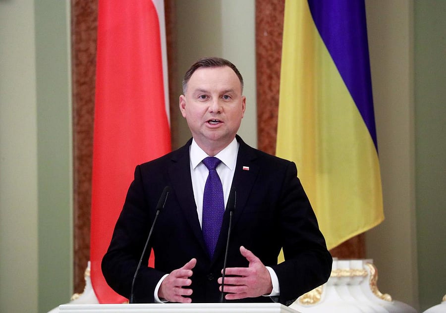 Polish President Andrzej Duda. Credit: AFP