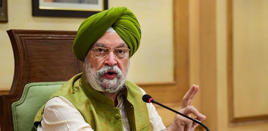 Hardeep Singh Puri. Credit: PTI.