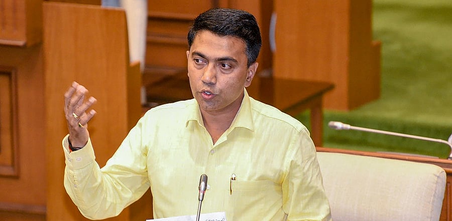 Goa Chief Minister Pramod Sawant. Credit: PTI Photo